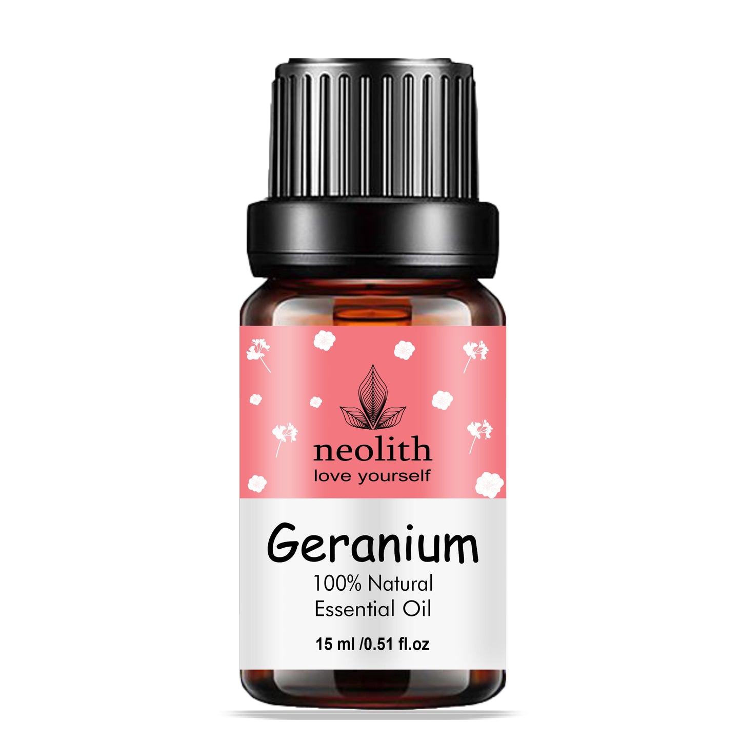 Neolith 100% Pure Geranium Essential Oil- 15 ML | Undiluted