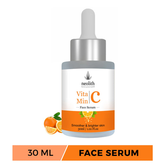 Neolith Vitamin C Face Serum for Glowing and Radiant Skin || Highly stable Vitamin C 20% || Fine Line & Sun Damage Corrector || Nano-biotechnology Korea || 94% Organic || Paraben Free, Silicon Free, Mineral Oils free || 30 ML