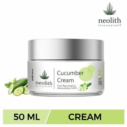 Neolith Cucumber Soothing Gel Cream || Non Oily, For Soothing, Nourishment, Light Moisturiser || For Men & Women