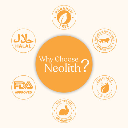 Neolith Vitamin C & Liquorice Root Foaming Face Wash || 92% Organic || Non Drying, Deep Cleansing, De Tan || 100 ML