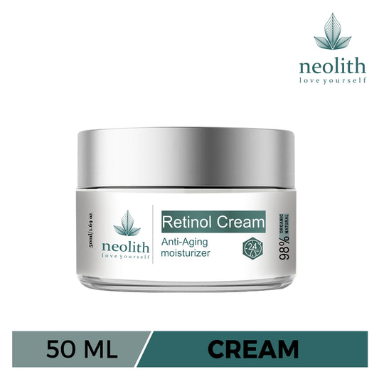 Neolith Retinol Advanced Moisture Cream for Face, Body, Hands | Wrinkle repair, Boost skin firmness, Enhances skin tone | 50 ML