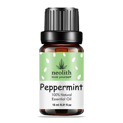 Neolith Peppermint Essential Oil- 15 ml || For Hair, Skin, Cold & Congestion