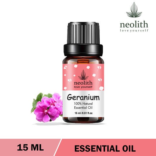 Neolith Pure & Natural Rose Essential oil || Therapeutic grade, Steam distilled oil for skin care, Hair care, and Aromatherapy, 15ML
