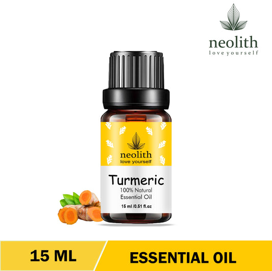 Neolith Turmeric Oil Essential Oil 100% Pure & Natural Therapeutic Grade, Undiluted, Organic For Hair & Skin, 15ml